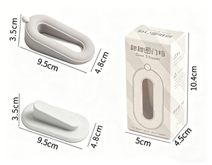 Fermaporta in Silicone a Forma di Ciambella, Antiscivolo e Antiurto, per Protezione Porte di Camera da Letto, Bagno e Cucina - Product Image 5