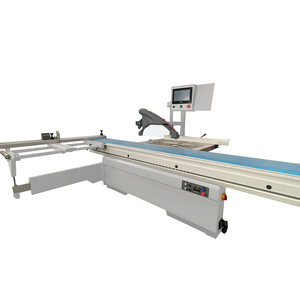 Scie à panneaux coulissante automatique CNC-6132 pour la découpe de panneaux MDF et de bois - Product Image 1