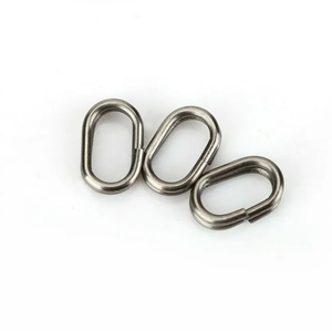 Double <b>Split</b> <b>Rings</b> Brass Swivel Fishing Tackle Cheap 5 Sizes Synnex Brand LQ Model Good Quality - Product Image 3