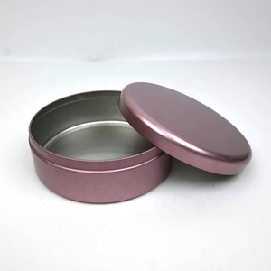 Ready Stock Round Food‑Safe Tinplate <b>Box</b> Matte Metallic Surface <b>Metal</b> Packaging Container For Food Candle Wax - Product Image 6