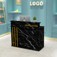 Petit comptoir de réception, salon de beauté, magasin de détail et comptoir de réception de beauté, table de réception avant, comptoir de réception pour les magasins
