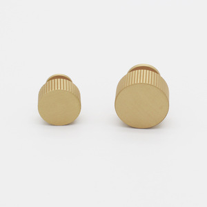 Modern Round <b>Copper</b> Drawer <b>Knobs</b> 28mm 35mm Durable Furniture Hardware - Product Image 4