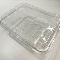 Fabrieksdirecte supermarkt PET clamshell verpakking op maat gemaakte maat scharnierende clamshell doos