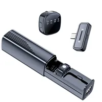 Mikrofon Lavalier Nirkabel Omni-directional Baru K26 Peredam Kebisingan High Fidelity Kompatibel dengan iPhone Tipe-C 20Hz-20kHz