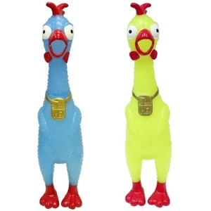 ของเล่นมีเสียงร้องได้ทำจากซิลิโคนสำหรับเด็กหุ่นแอคชั่นรูปไก่ไก่ไก่ตัวผู้ของเล่นสำหรับเด็ก - Product Image 1