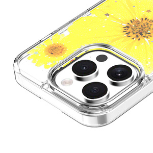 เคสโทรศัพท์ Xiaomi <span class=keywords><strong>Poco</strong></span> M6 Pro 4G ลายดอกไม้จริงเคลือบอีพ็อกซี่ ดีไซน์สำหรับผู้หญิง น่ารัก - Product Image 2