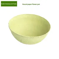 Panier suspendu avec doublure en papier, pot de fleurs rond en papier, respirant et économiseur d'eau, vente directe du fabricant d'outils de jardin de Ningbo
