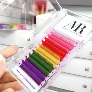 Dropshipping Color Eyelash Extension Products Vegan Eco Friendly Lash Extension Trays Super Matter Dark Lash Extensions - Product Image 6