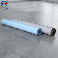 Membrane imperméable respirante en PP+PE non tissé, matériau de construction durable pour murs et toitures modernes