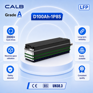 โมดูลแบตเตอรี่ 100Ah 25.6V 2.56kWh รุ่น D100Ah-1P8S 2800 รอบการใช้งาน สำหรับรถกอล์ฟ รถเก็บของ รถเที่ยวชมสถานที่ 100Ah-1P8S 25.6V 100Ah 2.56kWh - Product Image 1