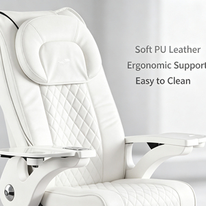 Chaise professionnelle réglable et pliable multi-positions inclinable pour spa, centre de bien-être, salon, hôtel, thérapie - Product Image 4