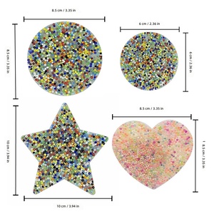Juguete Sensorial de Silicona Antiestrés con Forma de Corazón, Cuentas para Pellizcar, Alivio de la Ansiedad, Juguetes para Apretar para Niños y Adultos - Product Image 2