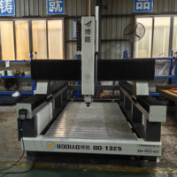 Routeur CNC 1300x2500mm pour bois et mousse, machine de gravure 3D haute vitesse avec commande Syntec, moteur à roulement à billes à broche unique et PLC intégré