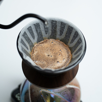 Verre à café Bionic Leaf, verre borosilicate résistant à la chaleur, pour la préparation professionnelle du café