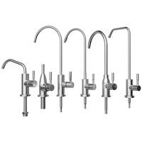 Robinet purificateur d'eau en acier inoxydable 304, personnalisable, à température réglable (0-90°C), type clé, pour cuisine, 2-4 points, simple