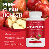 Hoge Concentratie Appelpectine Capsules, Natuurlijke Fruitvezels, Ondersteunt de Darmgezondheid & Metabolische Welzijn, Voedingssupplement