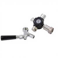 Mini fût en inox de 2 L de qualité supérieure, à double paroi, pour brassage maison, distributeur de cocktails à pression