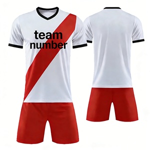 Uniformes de Fútbol Juveniles Transpirables de Manga Corta con Estampado, Camisa de Fútbol para Equipos Brasileños y Tailandeses, Local y Visitante F05 - Product Image 2