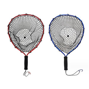 Filet de pêche en alliage d'aluminium cadre Gel de silice filet EVA poignée main pêche à la mouche épuisette - Product Image 6