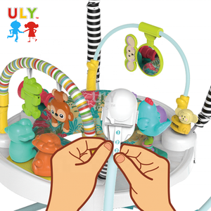 Chaise rebondissante musicale multifonctionnelle en plastique pour <span class=keywords><strong>bébé</strong></span>, avec rotation à 360 degrés, construction en métal et en tissu - Product Image 4