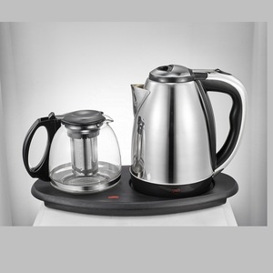 Bouilloire Électrique Sans Fil en Acier Inoxydable 1200W avec Théière en Verre de 1,2 Litres – Nouveauté Populaire et Très Vendue à l'International - Product Image 4
