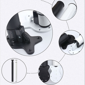 Có Thể Gập Lại Chiều Cao Điều Chỉnh Kim Loại Sắt <span class=keywords><strong>Chrome</strong></span> Đồ Nội Thất Nhà Bếp Bàn Bar Văn Phòng Bàn Chân Tròn Gấp Chân Bàn Kính Thiên Văn - Product Image 3