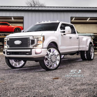 Rines Personalizados SJ, Ruedas Forjadas 22x8.25 24x8.25 24x8.25 para Camioneta, Ruedas 8x6.5 para Camioneta Chevy Dually, para Camionetas GMC y SUV