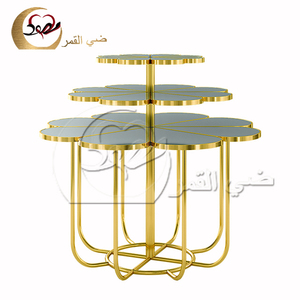 Elegant Stainless Steel Frame 3 Tier Cake <b>Table</b> Stand for <b>Party</b> Wedding Decoration - Product Image 2