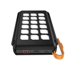 BEWIN 10000mAh <span class=keywords><strong>solare</strong></span> Powerbank <span class=keywords><strong>energia</strong></span> esterna IP44 ricarica del telefono cellulare Logo personalizzato stazione di ricarica <span class=keywords><strong>Power</strong></span> <span class=keywords><strong>Bank</strong></span> - Product Image 1