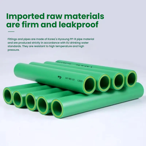 घरों और समुदायों में गर्म और ठंडे पानी की आपूर्ति पाइप के लिए उपयोग किया जाने वाला 4 इंच पीपीआर पाइप - Product Image 5