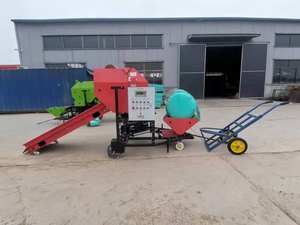 Nieuwe Automatische Ronde Balenpersmachine Voor Maïsstengels En Grasvoedercompressie Met Motor En Motor Voor De Productie Van Hooi Op De Boerderij - Product Image 5