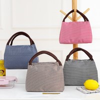 Étudiants et employés de bureau Sac à lunch en cuir à isolation thermique Pochette fraîche Sac à main de stockage des aliments pour un usage quotidien