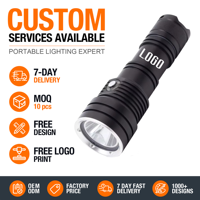 Lampe de poche Super légère à 3 Modes, indicateur de batterie, imperméable, lumière de plongée sous-marine, lampe de poche de plongée à LED