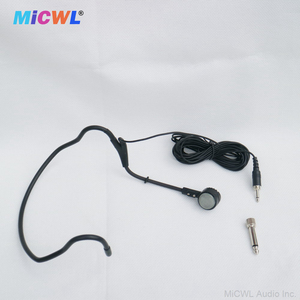 Usine Top qualité 5m fil dynamique bandeau Microphone oreille crochet casque Microphone 6.35mm prise pour mélangeur amplificateur ordinateur - Product Image 5