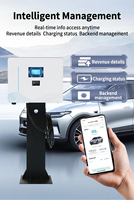 Chargeur EV DC mural/sur pied à connecteur unique OEM ODM, chargeur CCS2 DC, station de recharge EV sur socle IP55, vente en gros