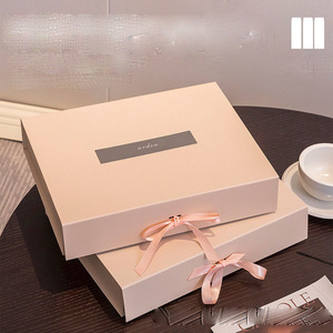 Sẵn Sàng Để Tàu Bán Buôn Sang Trọng Thư Mục Hộp Quà Tặng Với Mua Sắm Túi Ribbon Bow <span class=keywords><strong>Tie</strong></span> Nến Bao Bì Hộp Bìa - Product Image 3