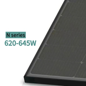 Conception anti-poussière panneau solaire noir 620-645W haute puissance industrielle et commerciale toit de Villa premier choix - Product Image 1