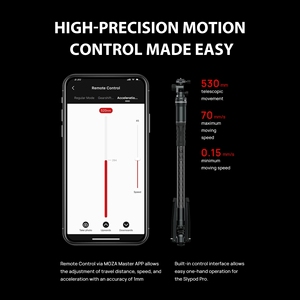 MOZA Slypod Pro 3 Trong 1 Điều Khiển Chuyển Động 13lbs Máy Ảnh DSLR SLR Tải Trọng Dọc Thanh Trượt Điện Cơ Giá Đỡ Ba Chân Cho Máy Ảnh - Product Image 4