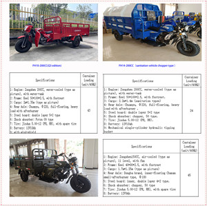 Vehículo de saneamiento de alta calidad, vehículo <span class=keywords><strong>chopper</strong></span> tipo triciclo de 200CC/250CC, larga duración, venta al por mayor, precio favorable - Product Image 2