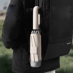 Paraguas de Golf Automático Grande con Logotipo Personalizado, Impresión UV, para Adultos, Moderno, Plegable, con Anillo de Bloqueo con Contraseña, para Lluvia/Sol, Regalo Empresarial - Product Image 3