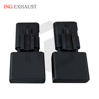 Simulateurs de soupapes ING en plastique pour Corvette C8 Z06 et Z51, paire d'échappements, accessoires de voiture, pièces de rechange d'échappement, systèmes de tuning