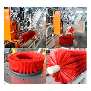 Tự động 3 trục con lăn bàn chải khoan và tufting máy làm con lăn bàn chải làm đầy máy con lăn Bàn chải máy làm - Product Image 3