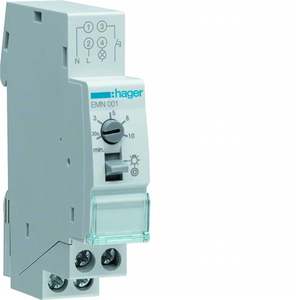 EMN001 Personalizzabile con timer per illuminazione scale Hagers 1 contatto 16A - Product Image 1