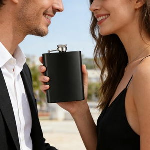 Custom Logo 6oz <b>Whisky</b> Flask 304 Stainless Steel Hip Flasks for Wine Mini Outdoor Camping Christmas Halloween or Birthday Gifts - Product Image 5