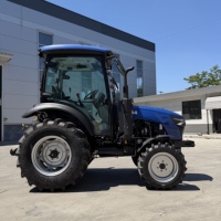 Traktor Pertanian Huaxia 50HP Berkualitas Tinggi, Peralatan Penebangan Kayu, dan Traktor Pertanian Stage V untuk Dijual
