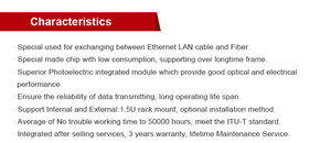Usine Fabrication 100/1000 Mo FTTH Gpon Fiber Monomode à <span class=keywords><strong>RJ45</strong></span> SFP Convertisseur de Média Poe - Product Image 5