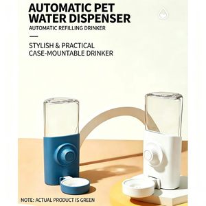 Bouteille d'eau anti-fuite <span class=keywords><strong>en</strong></span> forme de lune avec distributeur automatique par gravité, <span class=keywords><strong>en</strong></span> PET transparent de qualité alimentaire - Product Image 3