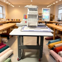 Machine à broder professionnelle avec gestion automatique du fil pour la couture domestique et commerciale