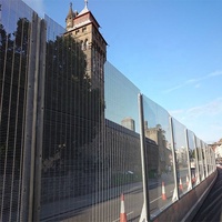 358 Anti-Climb Security Fence 4mm Wire Welded Mesh Panel Galvanized Steel Fence for Industrial Perimeter Site