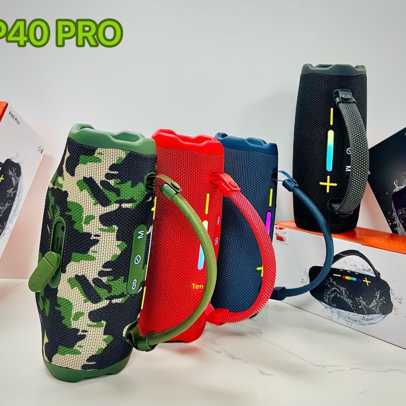 P40PRO 6th Gen Shockwave Portable Wireless Speaker with Handle, Outdoor High Power Deep Bass Loudspeaker · image 5